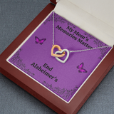 My Mom's Memories Matter Alzheimers Jewelry, Alzheimers Necklace, Alzheimers Awareness, Alzheimers Support Mom, End Alzheimers