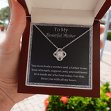 Single Mom Gift Necklace, Present for Single Mother, Super Mom, Christmas Gift For Single Mom, Best Mom, Birthday Gift For Single Mom