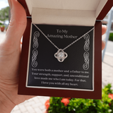 Single Mom Gift Necklace, Present for Single Mother, Super Mom, Christmas Gift For Single Mom, Best Mom, Birthday Gift For Single Mom