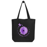 Alzheimers Awareness, Alzheimers Disease, Alzheimers Purple Ribbon, Alzheimers Gift, End Alzheimers, Alzheimers Eco Tote Bag