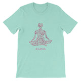 Yoga Pose Asana Short-Sleeve Unisex T-Shirt - TreasureNoni
