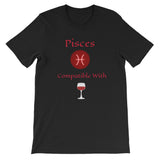Zodiac Pisces Sign Compatibility Unisex T-Shirt - TreasureNoni