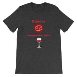 Zodiac Cancer Sign Compatibility Unisex T-Shirt - TreasureNoni