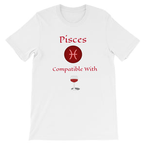 Zodiac Pisces Sign Compatibility Unisex T-Shirt - TreasureNoni