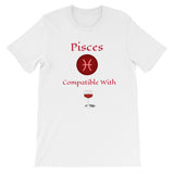 Zodiac Pisces Sign Compatibility Unisex T-Shirt - TreasureNoni
