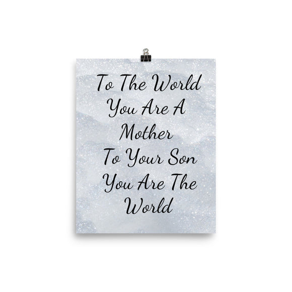 Gift For Mom, Mother's Day Gift, Mother's Day Wall Art Poster - TreasureNoni