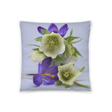 Floral Throw Pillow, Floral Decorative Pillow - TreasureNoni