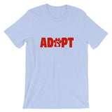Pet Adoption, Adopt a Pet, Pet Paw Short-Sleeve Unisex T-Shirt - TreasureNoni