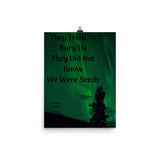 Latino Inspirational Quote Artistic Poster - TreasureNoni