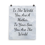 Gift For Mom, Mother's Day Gift, Mother's Day Wall Art Poster - TreasureNoni