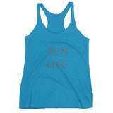 Zen Life Women's Racerback Tank Zen Workout Racerback Tank - TreasureNoni