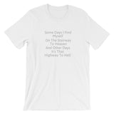 Tribute to Led Zeppelin and AC/DC Rock Lover's Music Rock and Roll Short-Sleeve Unisex T-Shirt - TreasureNoni