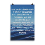 Cesar Chavez Inspirational Poster - TreasureNoni