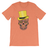 Dapper Skull Short-Sleeve Unisex T-Shirt - TreasureNoni
