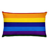 Rectangular Rainbow Pillow - TreasureNoni