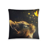 Cat Pillow, Cat Lover Throw Pillow, Cat Mom Gift - TreasureNoni