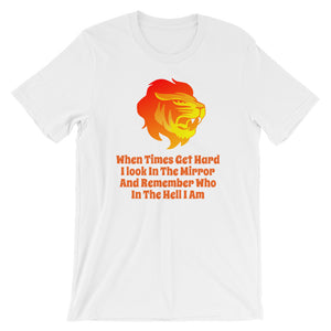 Fierce Lion Short-Sleeve Unisex T-Shirt - TreasureNoni