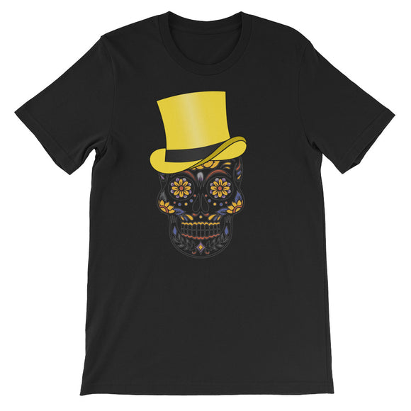 Dapper Skull Short-Sleeve Unisex T-Shirt - TreasureNoni