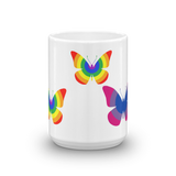 LGBT Butterfly Mug - TreasureNoni