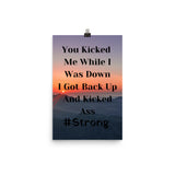 Affirmation Wall Art, Motivational Quote, Strength Quote Poster - TreasureNoni