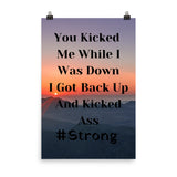 Affirmation Wall Art, Motivational Quote, Strength Quote Poster - TreasureNoni