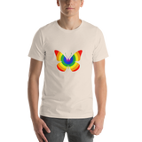 Rainbow Butterfly Unisex T-shirt - TreasureNoni