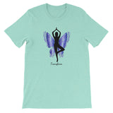 Yoga Lovers Butterfly T-Shirt Inspiration Transformation and Growth Graphic T-Shirt For Women - TreasureNoni