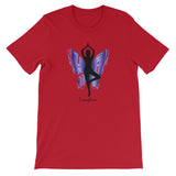 Yoga Lovers Butterfly T-Shirt Inspiration Transformation and Growth Graphic T-Shirt For Women - TreasureNoni