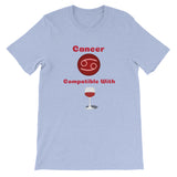 Zodiac Cancer Sign Compatibility Unisex T-Shirt - TreasureNoni