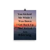 Affirmation Wall Art, Motivational Quote, Strength Quote Poster - TreasureNoni