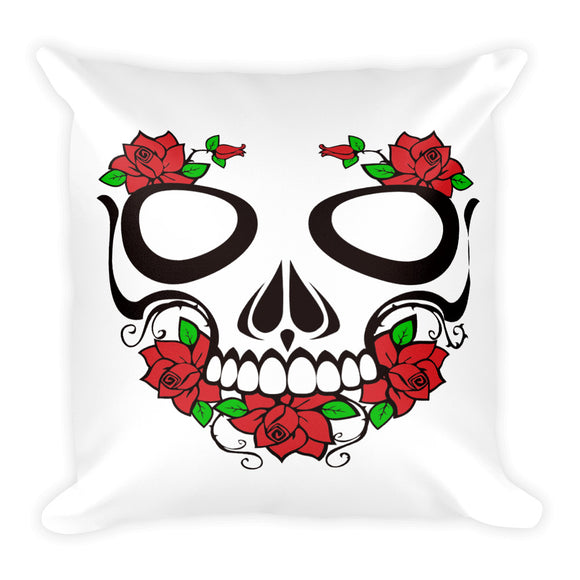 Skull Throw Pillow - TreasureNoni