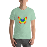 Rainbow Butterfly Unisex T-shirt - TreasureNoni