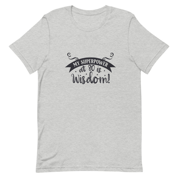 80th Birthday Shirt, 80th Birthday T-Shirt, 80th Short-Sleeve Unisex T-Shirt - TreasureNoni