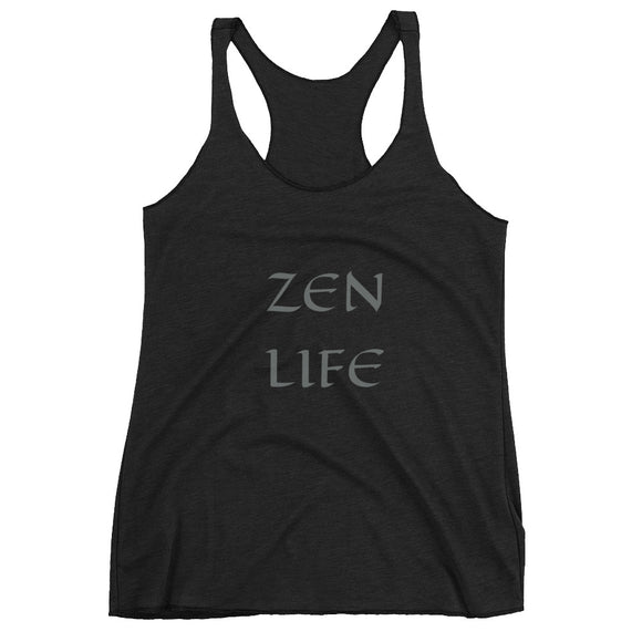 Zen Life Women's Racerback Tank Zen Workout Racerback Tank - TreasureNoni