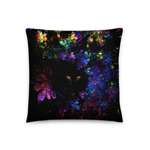 Cat Throw Pillow, Cute Cat Gift, Cat Mom Gift, Cat Pillows - TreasureNoni