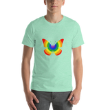 Rainbow Butterfly Unisex T-shirt - TreasureNoni
