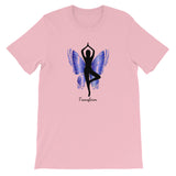 Yoga Lovers Butterfly T-Shirt Inspiration Transformation and Growth Graphic T-Shirt For Women - TreasureNoni
