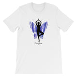 Yoga Lovers Butterfly T-Shirt Inspiration Transformation and Growth Graphic T-Shirt For Women - TreasureNoni