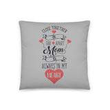 Mother's Day Throw Pillow, Decorative Pillows for Mother's Day - TreasureNoni
