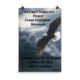 Malcolm X Inspirational Quote Poster - TreasureNoni