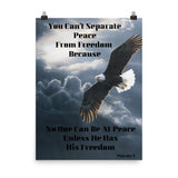 Malcolm X Inspirational Quote Poster - TreasureNoni