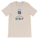Scorpio Compatible With Men Unisex T-Shirt - TreasureNoni