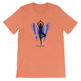 Yoga Lovers Butterfly T-Shirt Inspiration Transformation and Growth Graphic T-Shirt For Women - TreasureNoni