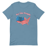 Patriotic Shirt, American Flag T-Shirt, 4th of July Short Sleeve Unisex T-shirt - TreasureNoni