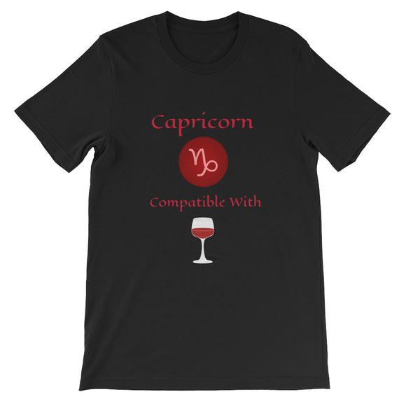 Zodiac Capricorn Sign Compatibility Unisex T-Shirt - TreasureNoni
