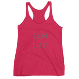 Zen Life Women's Racerback Tank Zen Workout Racerback Tank - TreasureNoni