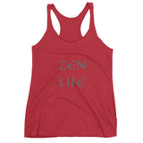Zen Life Women's Racerback Tank Zen Workout Racerback Tank - TreasureNoni
