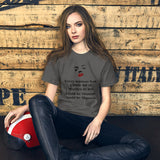 Marilyn Monroe Marilyn Manson Funny Humor Women humor Short-Sleeve Unisex T-Shirt - TreasureNoni