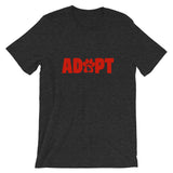 Pet Adoption, Adopt a Pet, Pet Paw Short-Sleeve Unisex T-Shirt - TreasureNoni