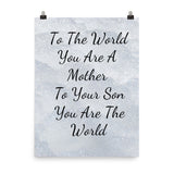 Gift For Mom, Mother's Day Gift, Mother's Day Wall Art Poster - TreasureNoni